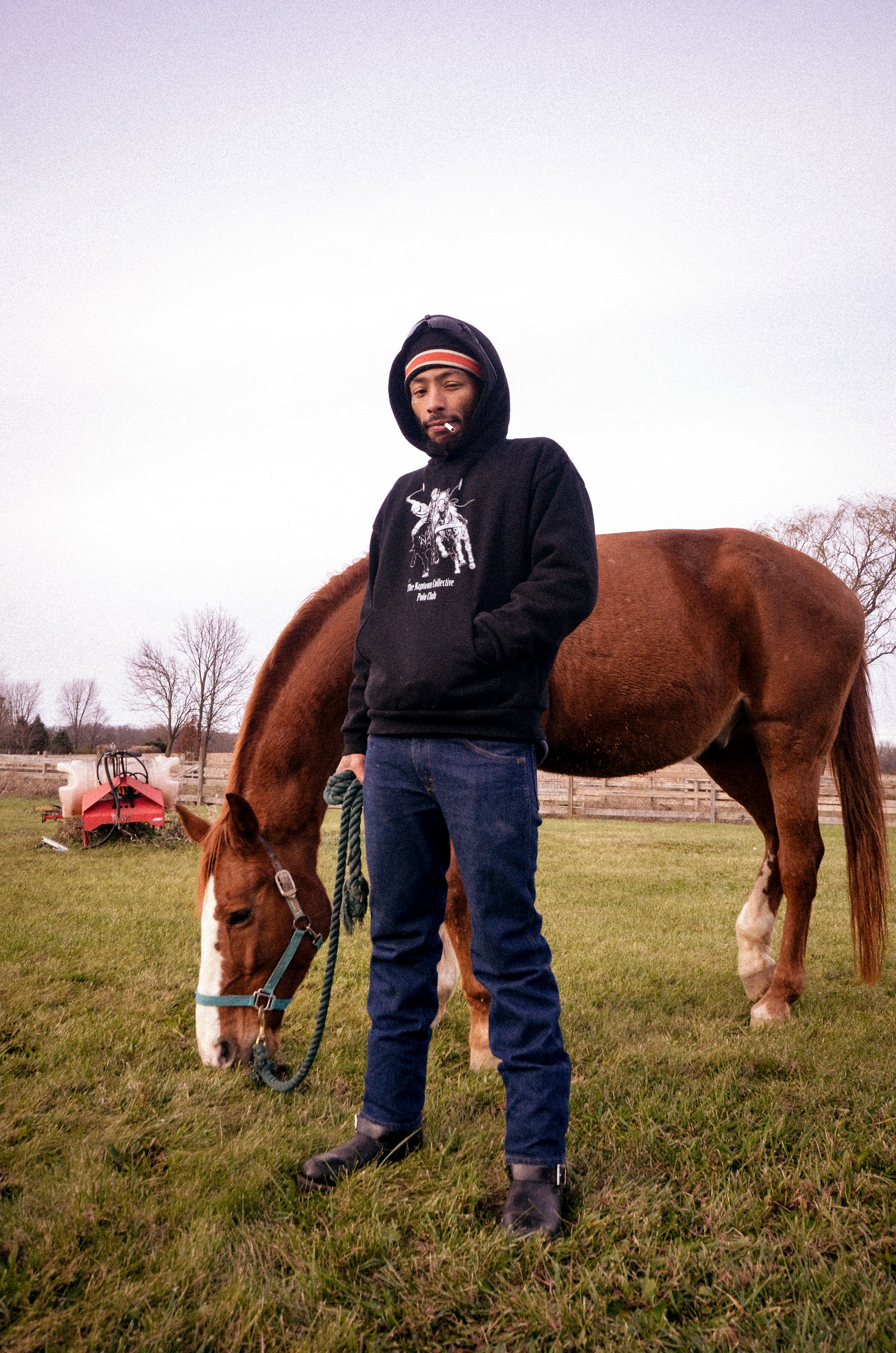 Polo Club Heavyweight Hoodie Black