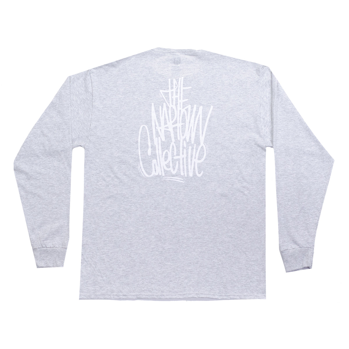 Script Long Sleeve T-Shirt Athletic Grey