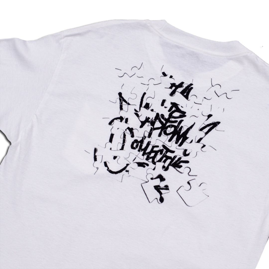 Puzzle Pocket Tee Shirt White