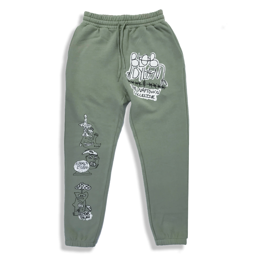 Blob Dylan x TNC Pea Sweat Pants