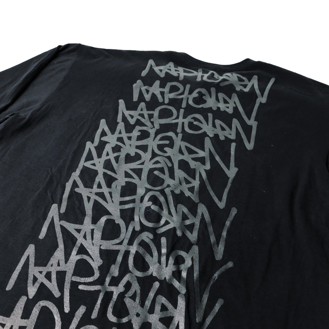 Top Down Tag Long Sleeve Shirt Black