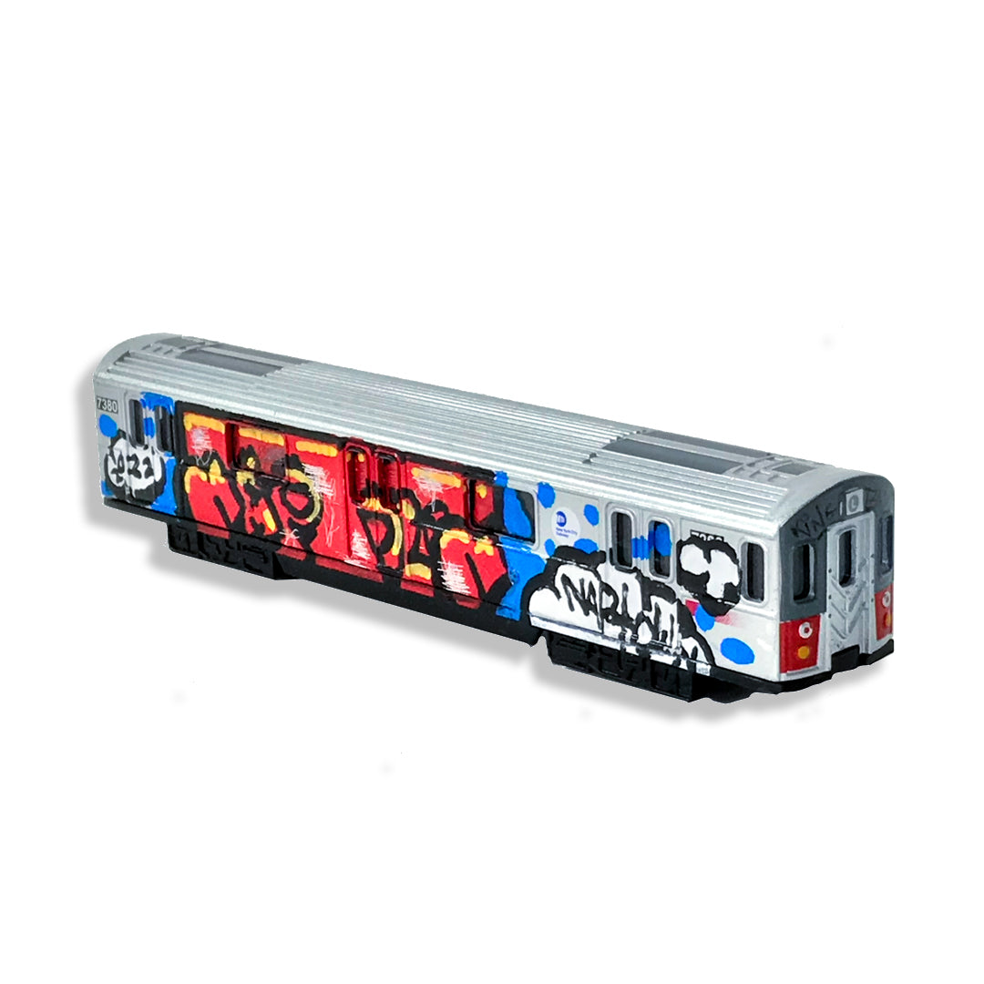 Hand Painted Die Cast MTA train