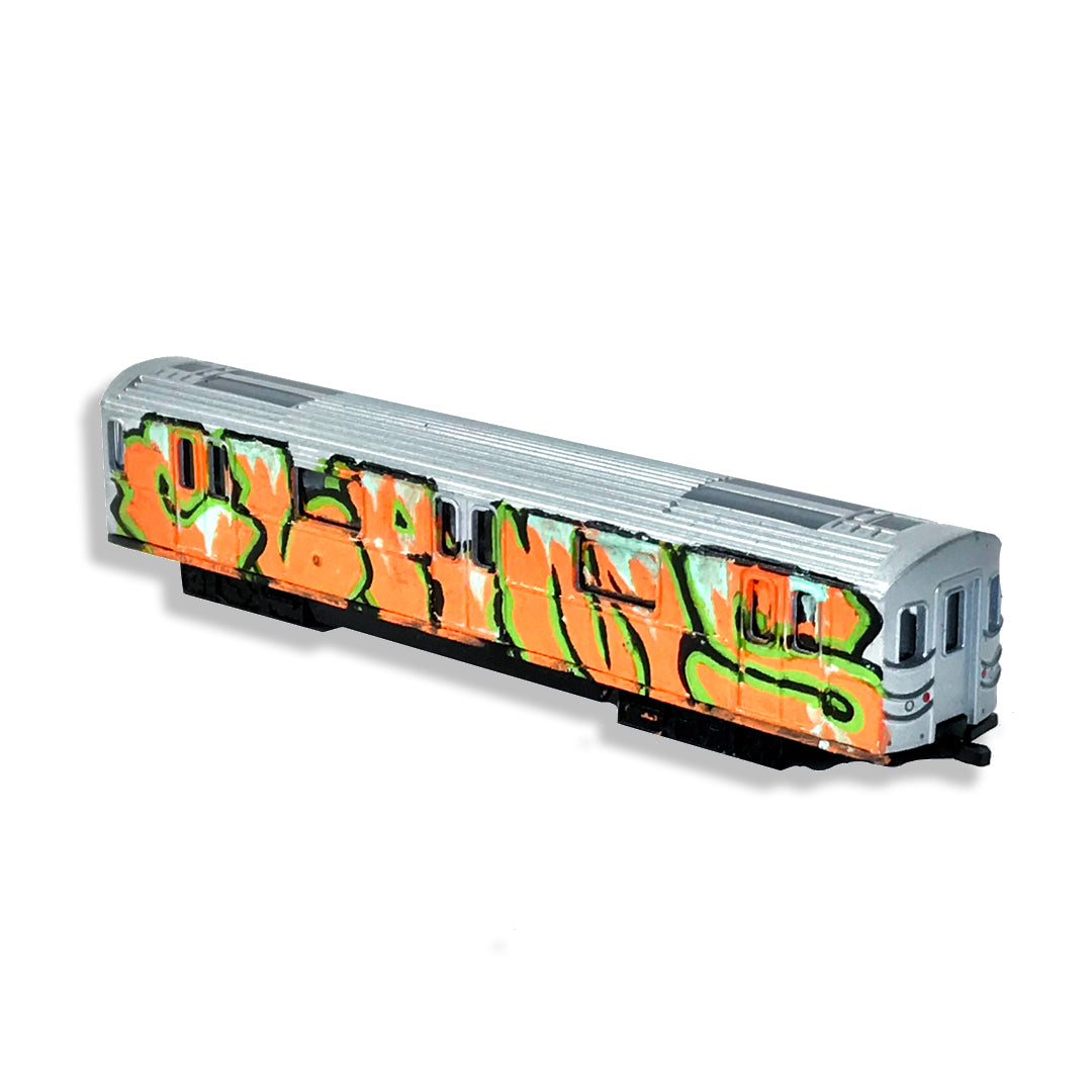 Hand Painted Die Cast MTA train