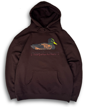 Duck Heavyweight Hoodie Brown