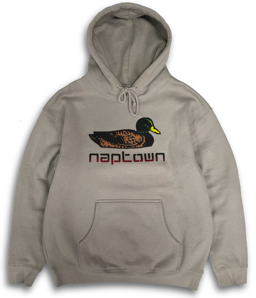 Duck Heavyweight Hoodie Charcoal Grey