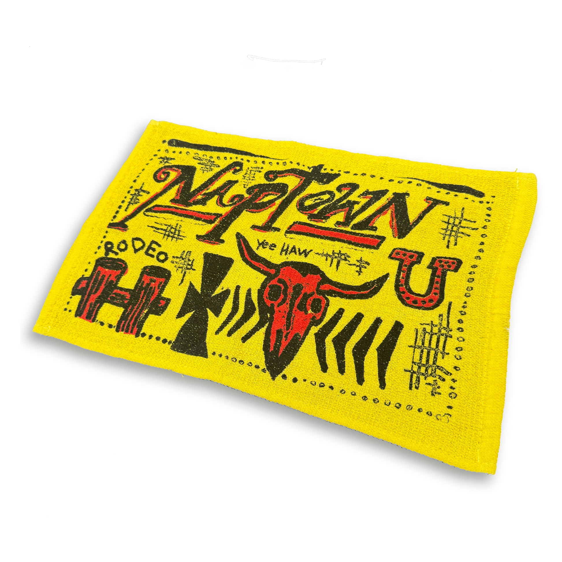 Cowboy Hand Towel Yellow