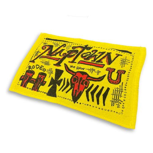 Cowboy Hand Towel Yellow