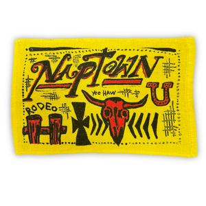 Cowboy Hand Towel Yellow