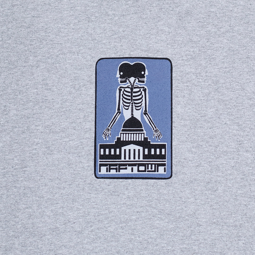 Two Headed Beast T-Shirt Ash Grey