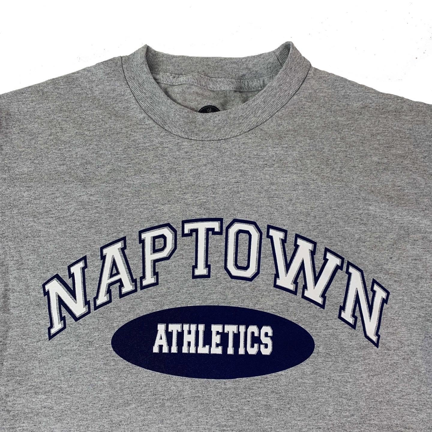 College Sport Spellout Shirt Ash Grey