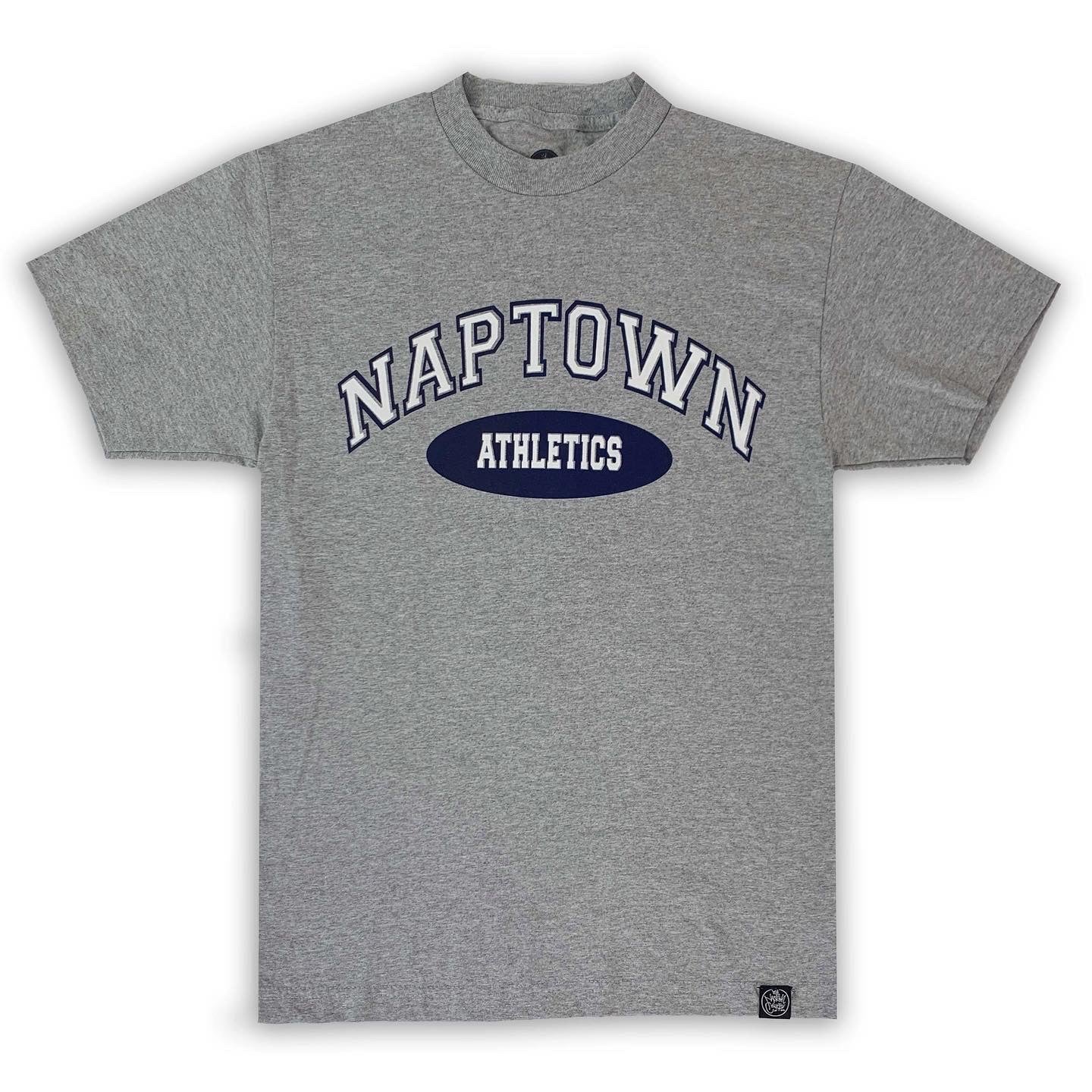 College Sport Spellout Shirt Ash Grey