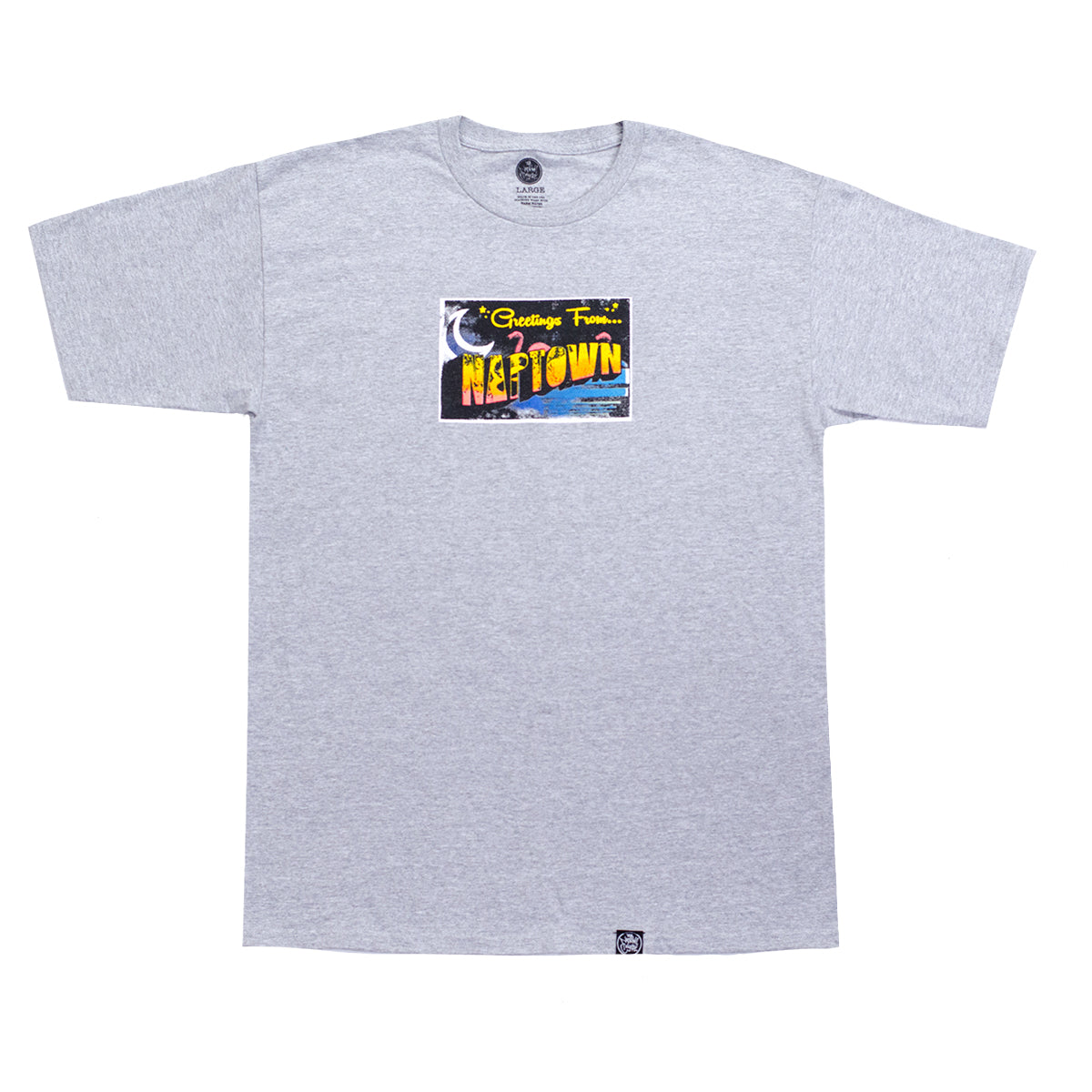 Postcard T-Shirt Grey