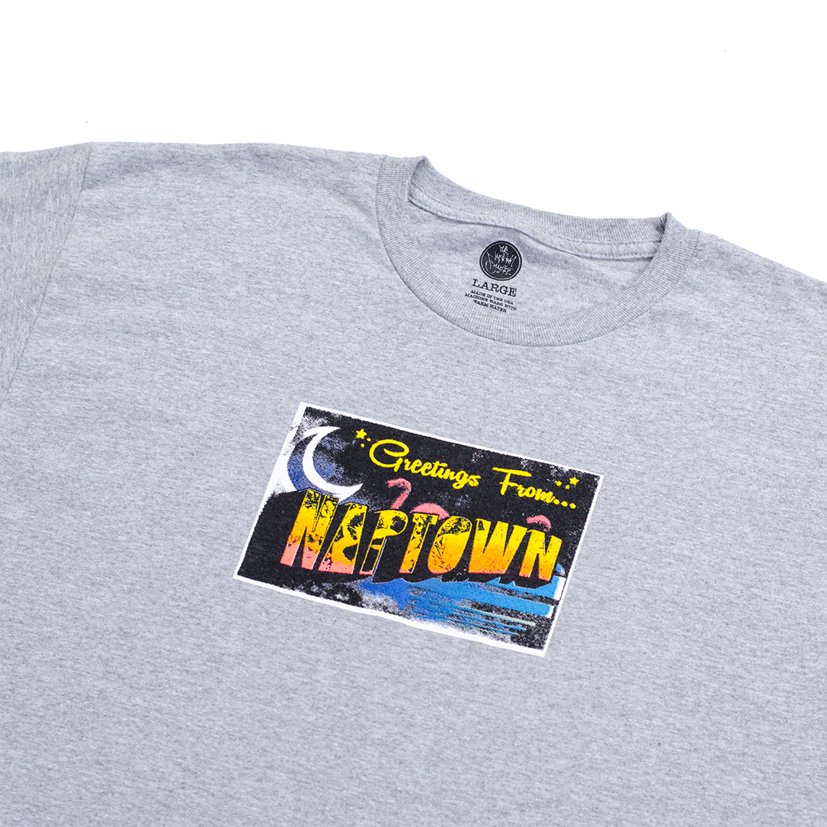 Postcard T-Shirt Grey
