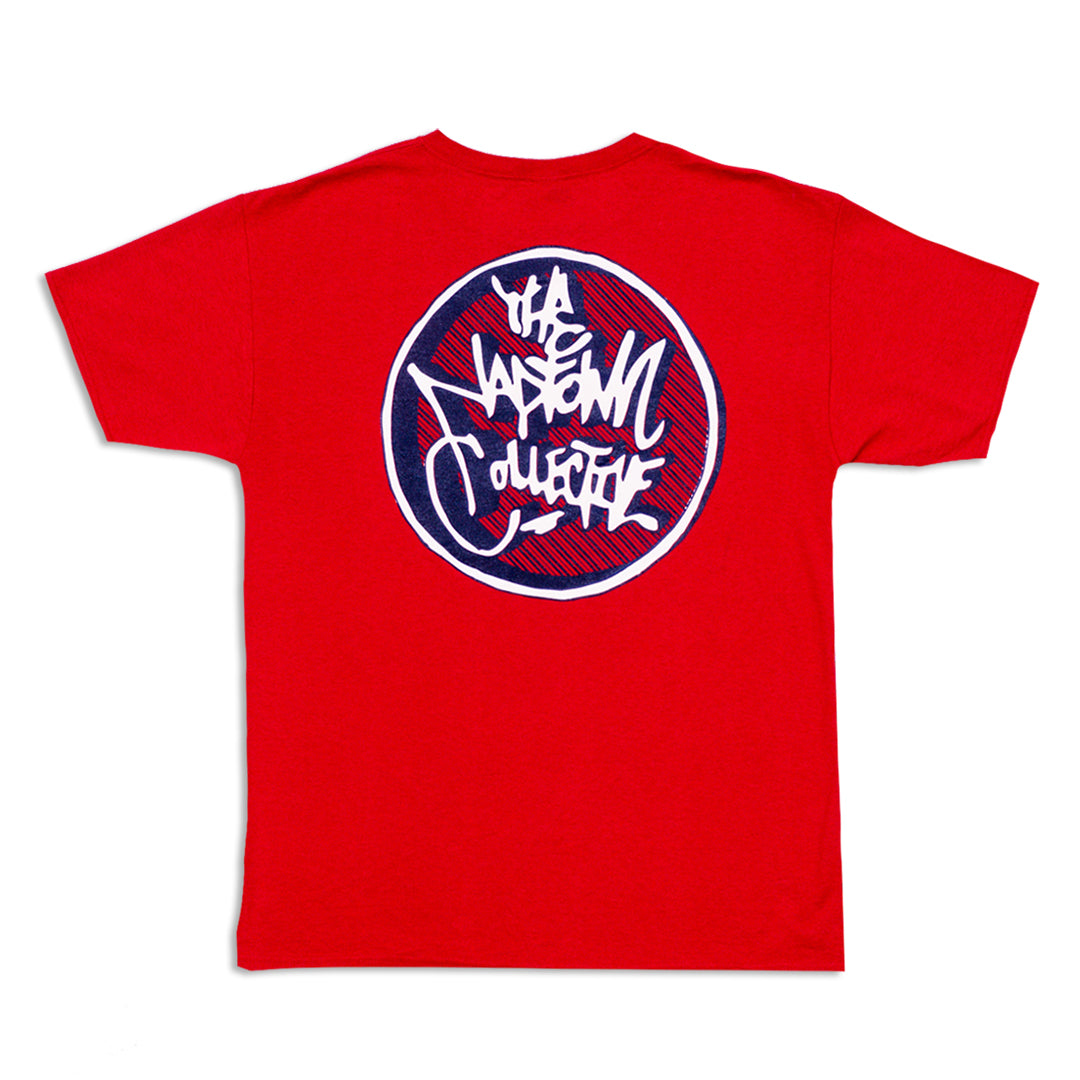 3D Circle Logo T-Shirt Red
