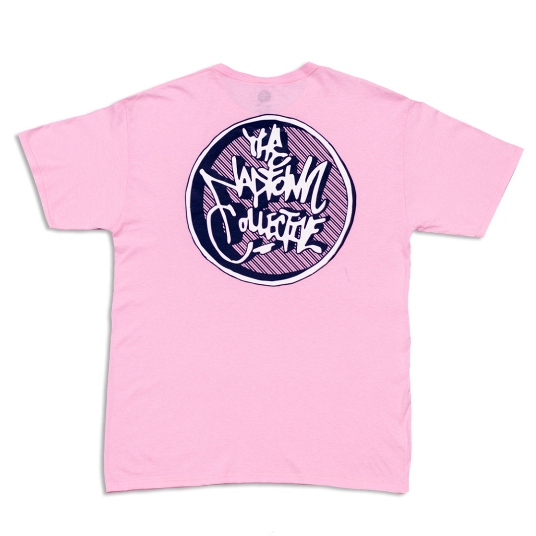 3D Circle Logo T-Shirt Pink