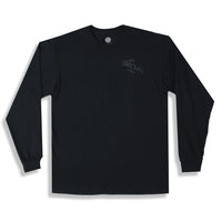 Top Down Tag Long Sleeve Shirt Black