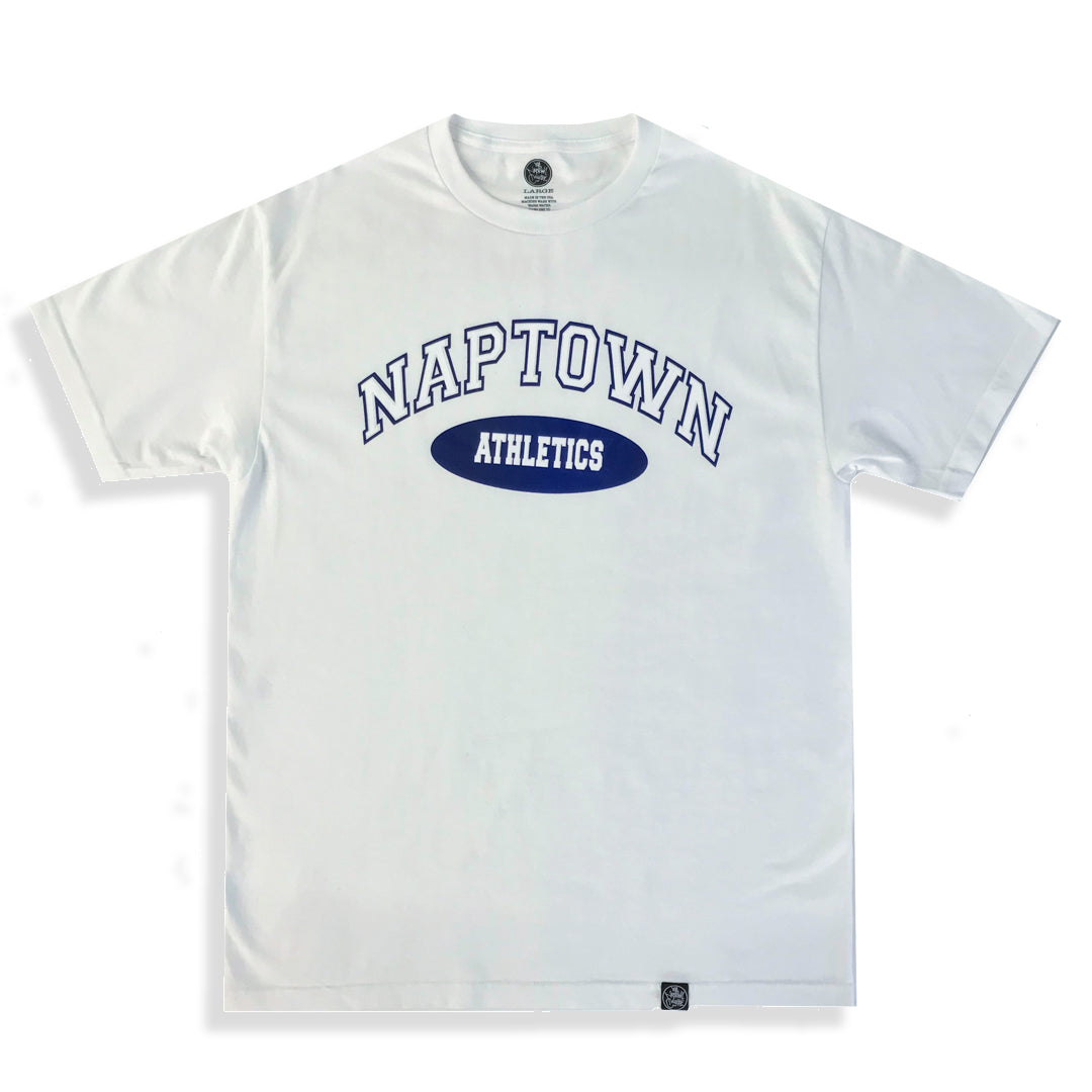 College Sport Spellout Shirt White