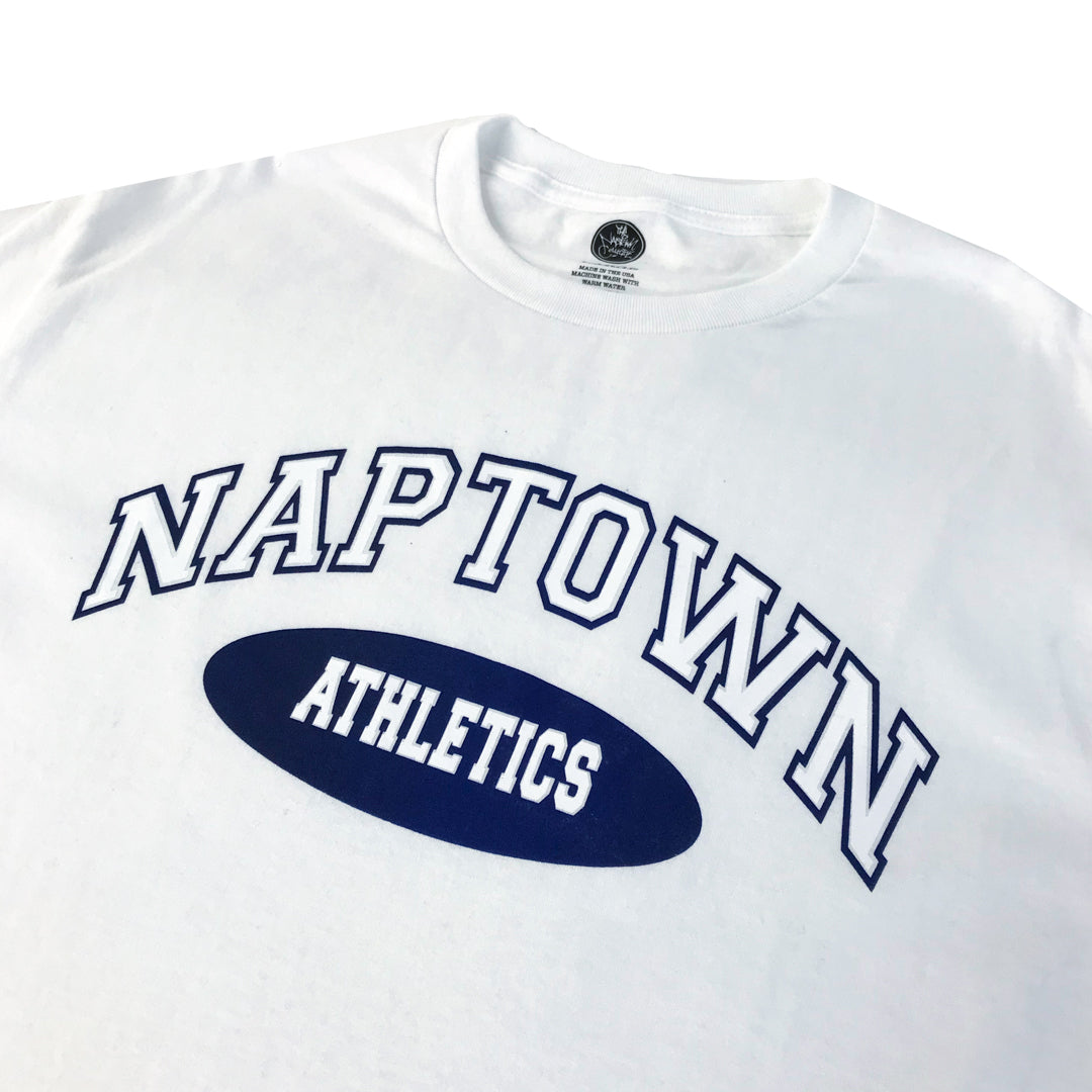 College Sport Spellout Shirt White