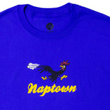 Runnin' Rooster T-shirt Royal Blue