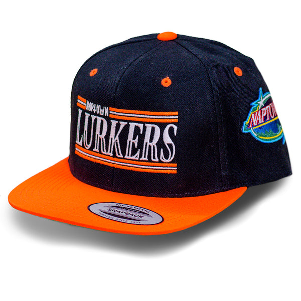Lurker's Hat Orange & Black