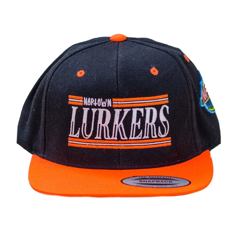 Lurker's Hat Orange & Black