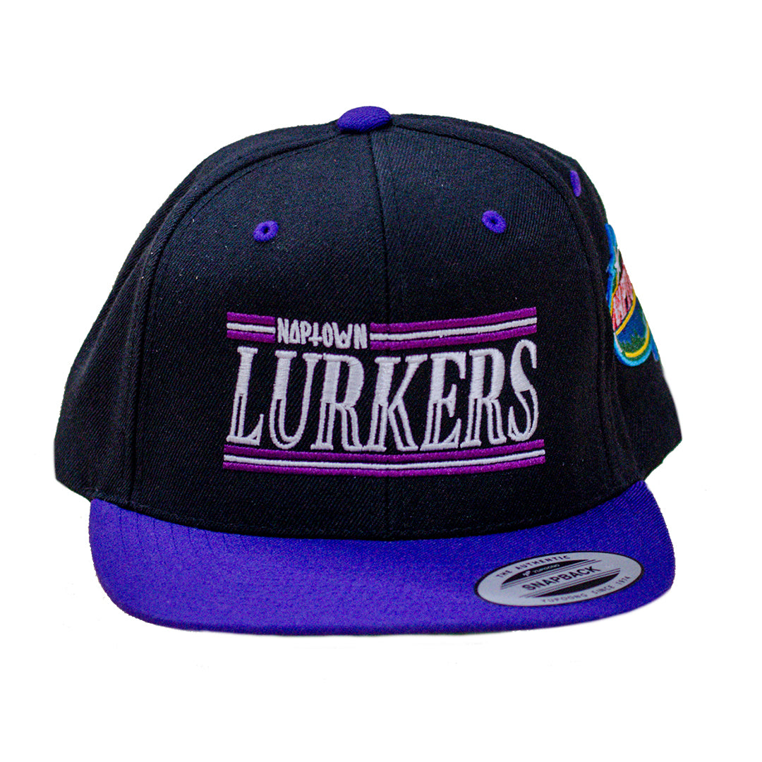 Lurker's Hat Purple & Black