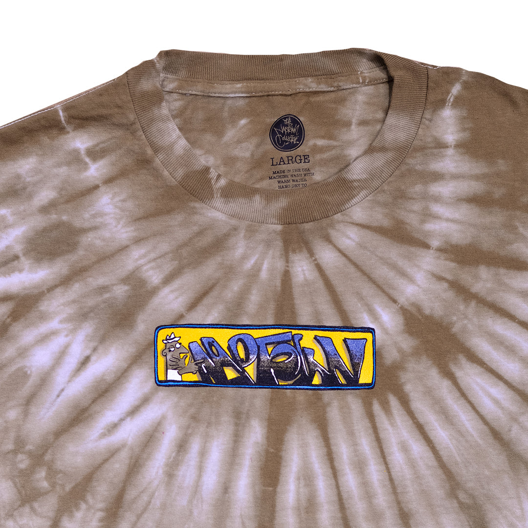 Whosaidit T-Shirt Brown Tie Dye