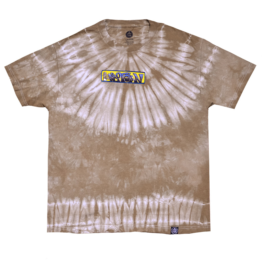 Whosaidit T-Shirt Brown Tie Dye